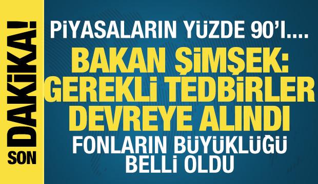 Bakan Şimşek: Genele yayılmış sistemik bir risk yok 