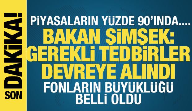 Bakan Şimşek: Genele yayılmış sistemik bir risk yok 