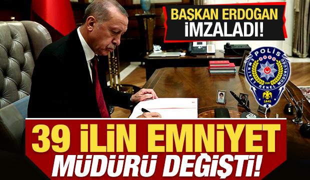 Başkan Erdoğan'dan atama kararları! &Ccedil;ok sayıda ilin emniyet m&uuml;d&uuml;r&uuml; değişti