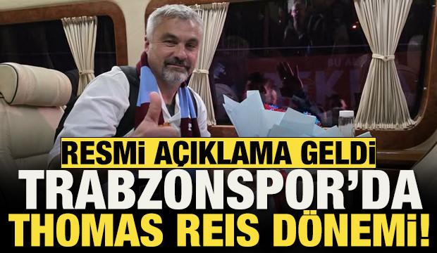 Beklenen a&ccedil;ıklama geldi! Trabzonspor'da Thomas Reis d&ouml;nemi başladı