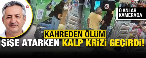 Bursa'da acı &ouml;l&uuml;m! Geri d&ouml;n&uuml;ş&uuml;m makinesine şişe atarken kalp krizi ge&ccedil;irdi!