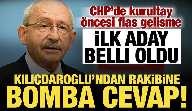 CHP'de genel başkanlık i&ccedil;in ilk aday belli oldu! Kılı&ccedil;daroğlu'ndan rakibine mesaj...