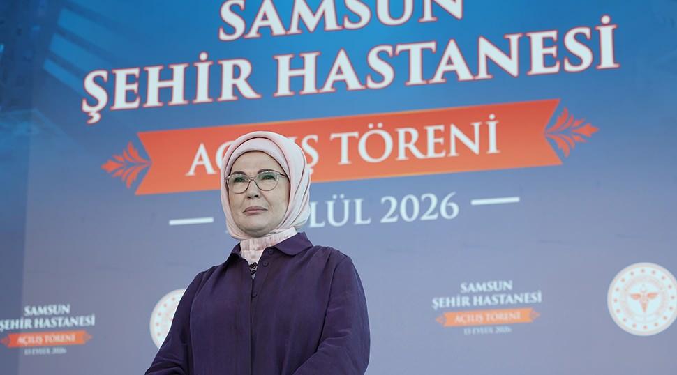 Emine Erdoğan'dan Samsun Şehir Hastanesi A&ccedil;ılış T&ouml;reni'ne ilişkin paylaşım