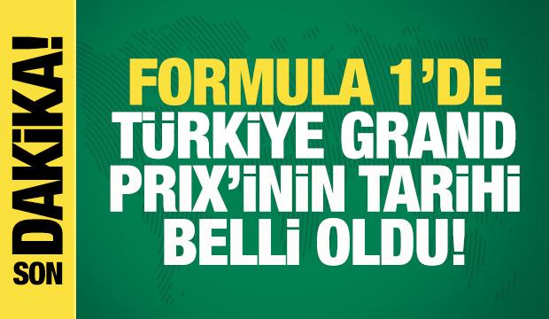 Formula 1'de T&uuml;rkiye Grand Prix'sinin tarihi belli oldu!