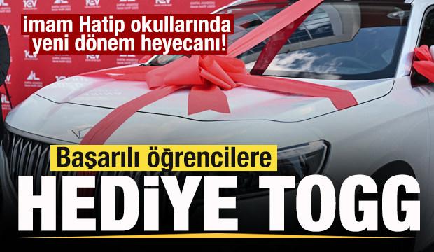 İmam Hatip okullarında yeni d&ouml;nem heyecanı! Sıfır kilometre otomobil hediye edildi