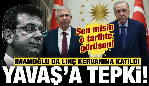 İmamoğlu'ndan Mansur Yavaş'a tepki: Lin&ccedil; kervanına o da katıldı!