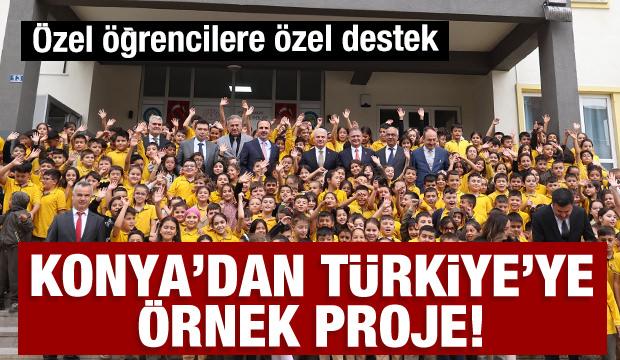 Konya B&uuml;y&uuml;kşehir&rsquo;den T&uuml;rkiye&rsquo;ye &ouml;rnek proje: &Ouml;zel &ouml;ğrencilere &ouml;zel destek