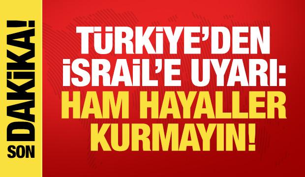 Kurtulmuş'tan İsrail'e net mesaj: Ham hayaller kurmayın, b&ouml;lgeyi toparlayacağız
