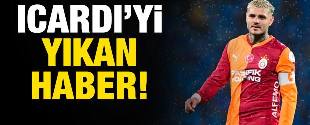 Mauro Icardi'yi yıkan haber!