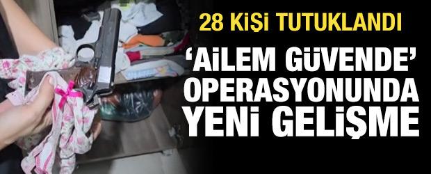  Mersin'de "Ailem G&uuml;vende" operasyonunda 28 ş&uuml;pheli tutuklandı