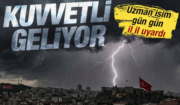 Meteorolojiden kritik sağanak uyarısı: Sel ve su baskınlarına dikkat