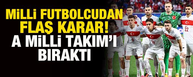 Milli futbolcudan flaş karar: Milli takım kariyerini noktaladı