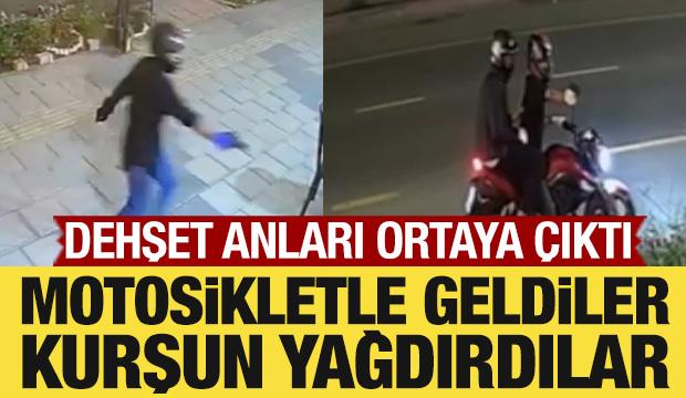Motosikletle geldiler, kurşun yağdırdılar: O anlar ortaya &ccedil;ıktı! Ş&uuml;pheliler tutuklandı
