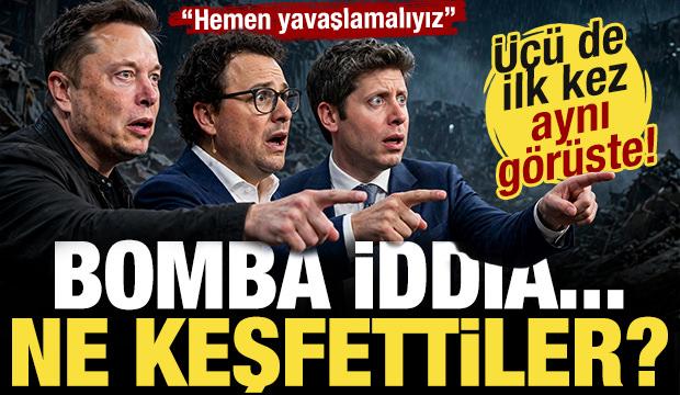 Ne keşfettiler? &Uuml;&ccedil;&uuml; de ilk kez aynı g&ouml;r&uuml;şte! 'Hemen &ccedil;alışmaları yavaşlatmalıyız' dediler!