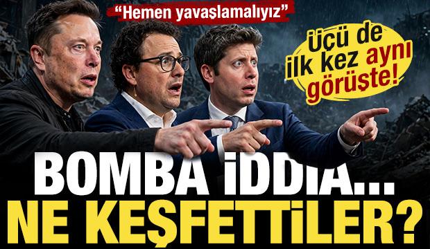Ne keşfettiler? &Uuml;&ccedil;&uuml; de ilk kez aynı g&ouml;r&uuml;şte! 'Hemen &ccedil;alışmaları yavaşlatmalıyız' dediler!