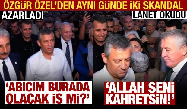 &Ouml;zg&uuml;r &Ouml;zel'den bir g&uuml;nde iki skandal: Bir vatandaşı azarladı, bir vatandaşa lanet okudu