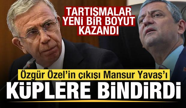 &Ouml;zg&uuml;r &Ouml;zel'in &ccedil;ıkışı Mansur Yavaş'ı kızdırdı! Tartışmalar yeni bir boyut kazandı