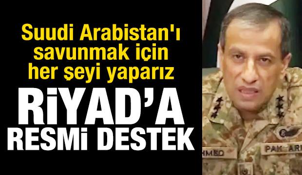 Pakistanlı general: Suudi Arabistan'ı savunmak i&ccedil;in her şeyi yaparız