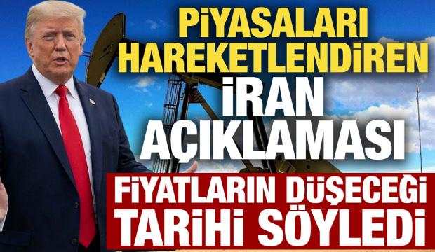 Petrol fiyatları d&uuml;şecek mi? Trump&rsquo;tan piyasaları hareketlendiren İran a&ccedil;ıklaması
