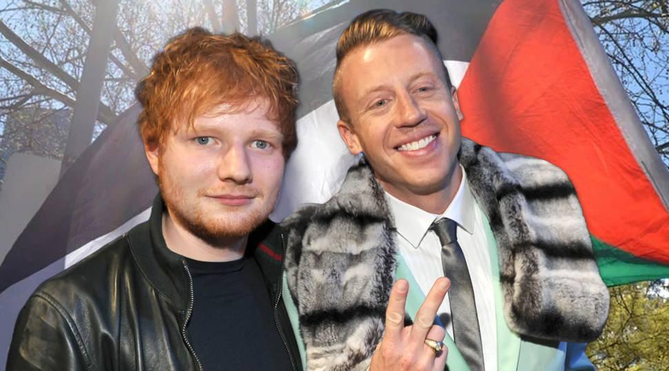 Sahnede Filistin'e destek veren Macklemore, Ed Sheeran&rsquo;ın turnesinden kovuldu!