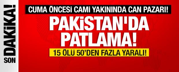 Son dakika... Pakistan'da patlama! Cami yakınında can pazarı! 