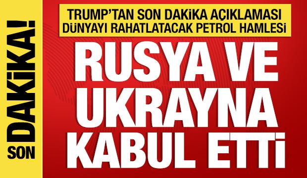 Trump'tan Rusya ve Ukrayna a&ccedil;ıklaması
