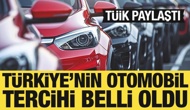 T&Uuml;İK paylaştı! T&uuml;rkiye'nin otomobil tercihi belli oldu: Zirvedeki renk şaşırttı