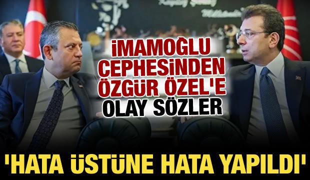 Yeni Parti'de i&ccedil; hesaplaşma! İmamoğlu cephesinden &Ouml;zg&uuml;r &Ouml;zel'e şok tepki
