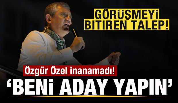 Yeni Parti'de kriz! G&ouml;r&uuml;şmeyi bitiren talep! &Ouml;zg&uuml;r &Ouml;zel inanamadı 'Beni aday yapın'