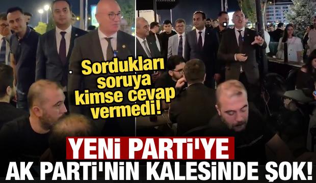 Yeni Parti'ye Konya ziyaretinde b&uuml;y&uuml;k şok! Sorularına kimse cevap vermedi... 