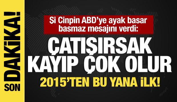 2015'ten bu yana ilk! &Ccedil;in Devlet Başkanı Şi Cinpin ABD'de: &Ccedil;atışırsak kayıp &ccedil;ok olur