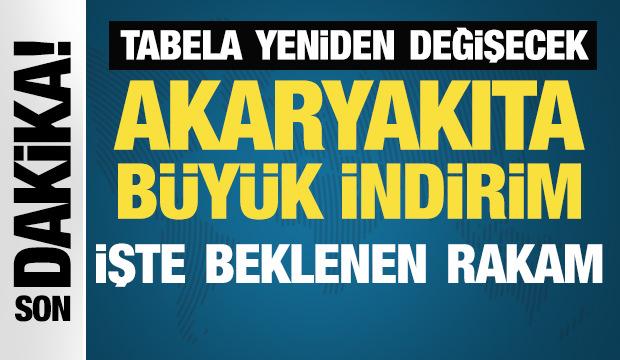 Akaryakıta b&uuml;y&uuml;k indirim: Tabela yeniden değişecek: İşte beklenen rakam