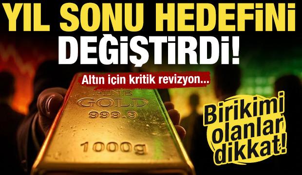 Altında yeni hedef ortaya &ccedil;ıktı Goldman Sachs 2026 hedefini değiştirdi