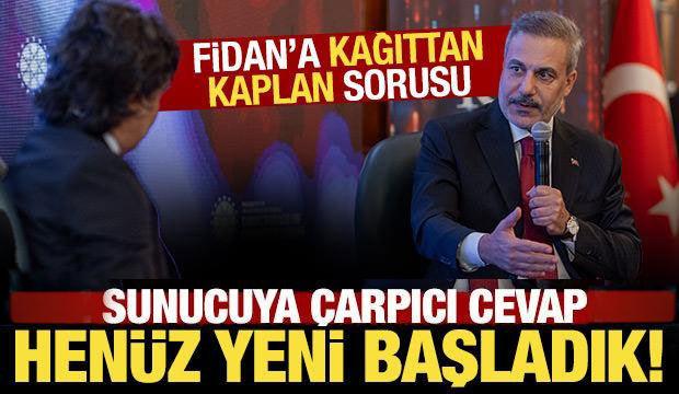 Bakan Fidan'dan Mekke ittifakı sorusuna net cevap: Hen&uuml;z yeni başladık!