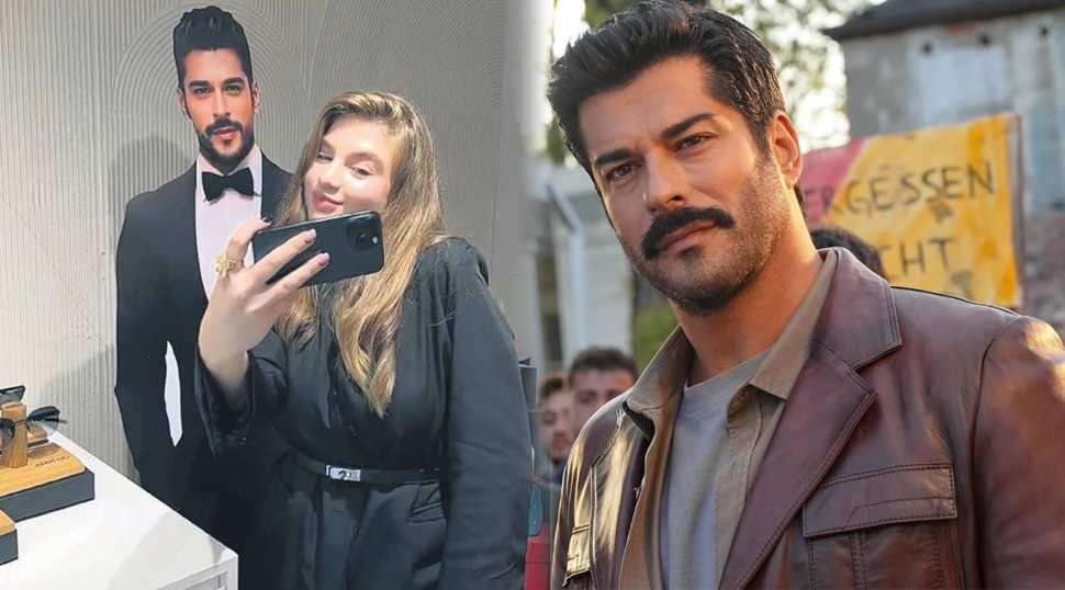 Burak &Ouml;z&ccedil;ivit gelmeden akın ettiler! Rus hayranları posterleriyle fotoğraf &ccedil;ektirdi