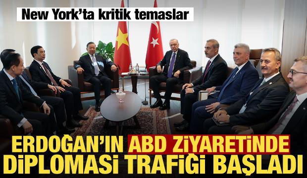 Cumhurbaşkanı Erdoğan'dan ABD'de kritik temaslar!