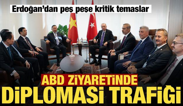 Cumhurbaşkanı Erdoğan'dan ABD'de kritik temaslar!