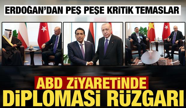 Cumhurbaşkanı Erdoğan'dan ABD'de kritik temaslar!