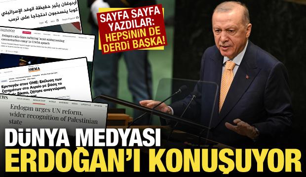 Cumhurbaşkanı Erdoğan'ın BM konuşması d&uuml;nya medyasında