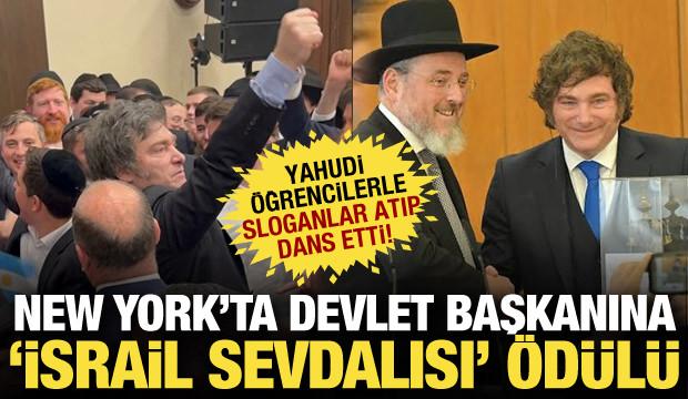 Devlet Başkanı Milei, New York'ta "Yaşasın İsrail" sloganlarıyla dans etti