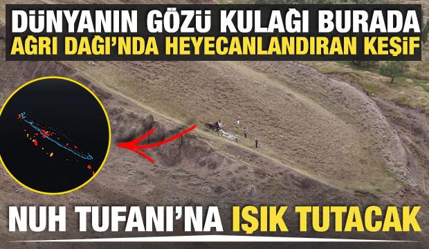 D&uuml;nyanın g&ouml;z&uuml; kulağı burada! Ağrı Dağı'nda Nuh Tufanı &ouml;ncesine ait kalıntılar bulundu