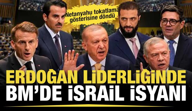 Erdoğan &ouml;nc&uuml;l&uuml;ğ&uuml;nde BM'de tarihi İsrail isyanı: Ter&ouml;r devletine d&uuml;nyadan tokat