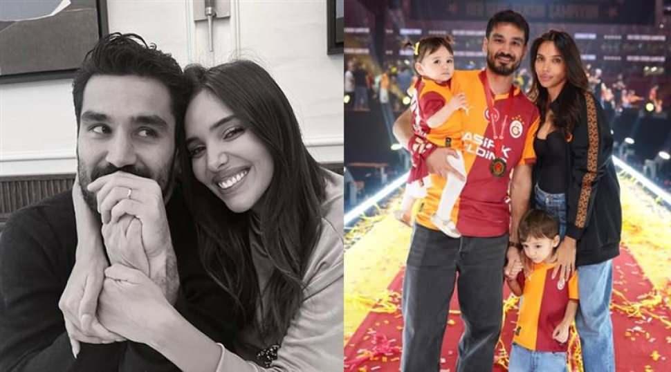 Galatasaray'ın yıldızı İlkay G&uuml;ndoğan'ın eşine hakaret: Bana değil ona sorun!