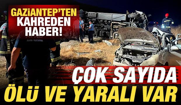 Gaziantep'te katliam gibi kaza: &Ccedil;ok sayıda &ouml;l&uuml; ve yaralı var