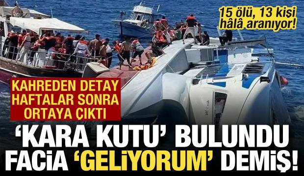 Girne'deki batan gemide kritik "tamir" detayı! Kara kutu bulundu