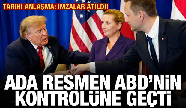 İmzalar atıldı: Gr&ouml;nland artık ABD'nin!