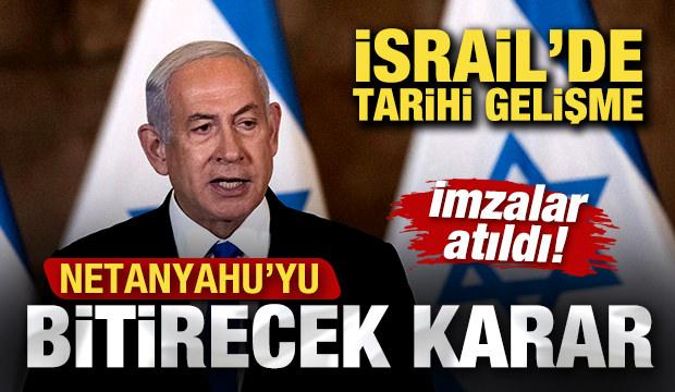 İsrail'de tarihi birleşme! Netanyahu'yu bitirecek karar! Muhalefet partileri ilan etti