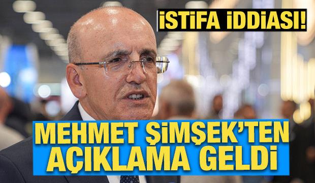 İstifa iddiası: Mehmet Şimşek'ten a&ccedil;ıklama