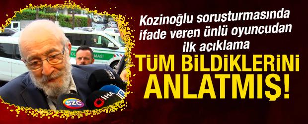 Kaşif Kozinoğlu soruşturmasında ifade veren Emin Olcay'dan ilk a&ccedil;ıklama