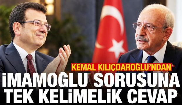 Kılı&ccedil;daroğlu'ndan İmamoğlu sorusuna tek kelimelik cevap